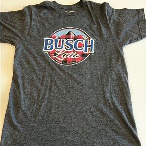 Busch Latte‎ - Graphic T-Shirt, medium, gray